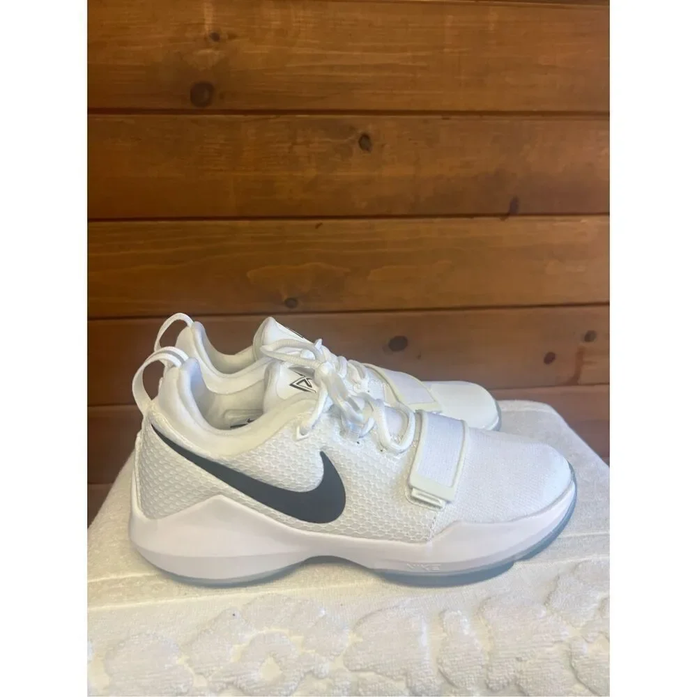 Nike Paul George 1 White Size 7 Youth  Basketball Shoes PG 880304-100